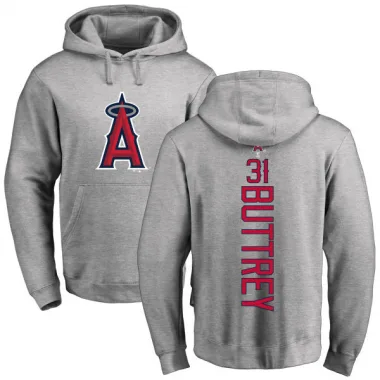 Men's Gio Urshela Los Angeles Angels Backer T-Shirt - Ash